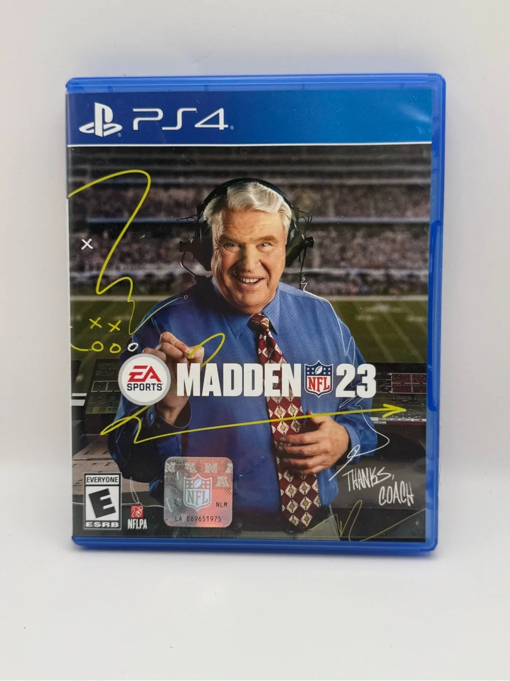 Sony PS4 Madden NFL 23 - Blue Case with Yellow Accents